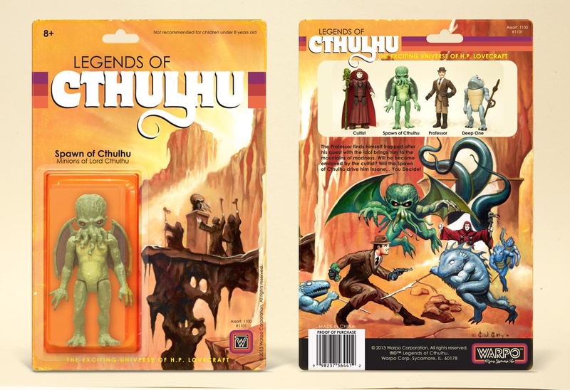 Illustration for article titled Legends of Cthulhu Brings a Classic '80s Vibe to New Action Figures